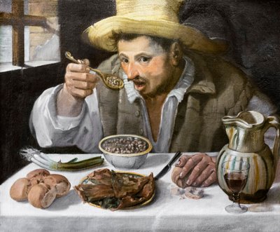 Požírač fazolí od Annibale Carracci