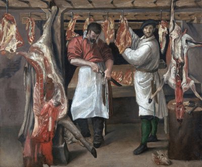 Řeznictví od Annibale Carracci