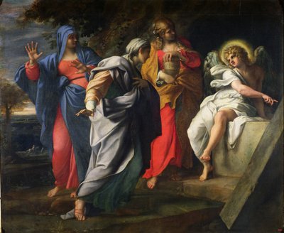 Svaté ženy u Kristova hrobu, asi 1597-8 od Annibale Carracci