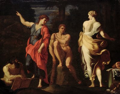 Herkules na křižovatce od Annibale Copy Carracci
