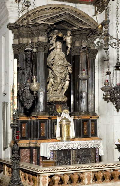 Nanebevzetí Panny Marie, 1586 od Annibale Fontana