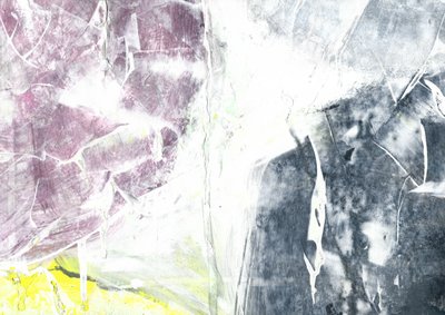 Barevná abstraktní malba s texturou od Annick