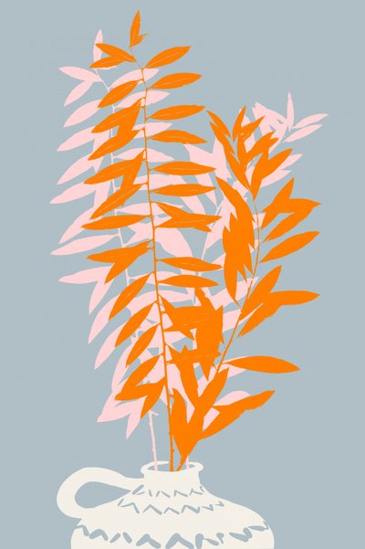 Minimalistické botanické zátiší od Annick