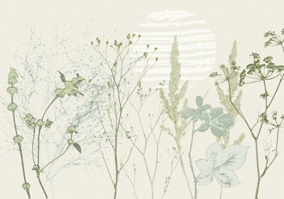 Tlumený botanický svítání od Annick
