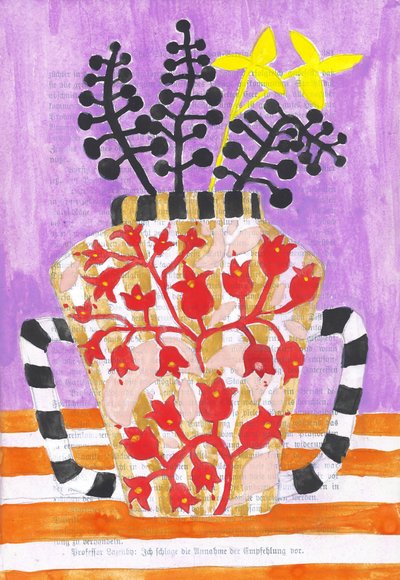 Živé květinové zátiší od Annick