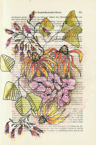 Retro botanická studie od Annick