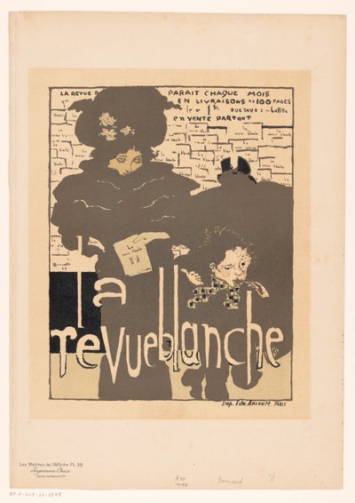 Reklama pro La Revue Blanche Poster Masters (název série na objektu) od Anonymous