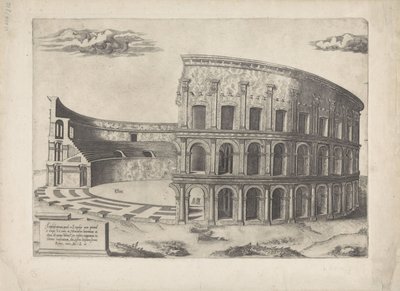 Amfiteátr Castrense Mirror of Roman Magnificence (název série) od Anonymous