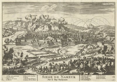 Beleg van Namen dveřní koning Willem III, 1695 Siege de Nameur od Roye Guiljauma (titul na objektu) Síly Evropy, Asie, Afriky a Ameriky (...) Stejně jako mapy pobřeží Francie a Španělska (název série na objektu) od Anonymous