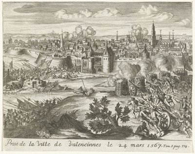 Beleg van Valenciennes, 1567 Dobytí města Valenciennes 24. března 1567 (název na objektu) od Anonymous
