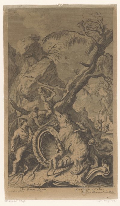 Berenjacht Die Baeren Jagdt / The Bear Hunt (název na objektu) od Anonymous