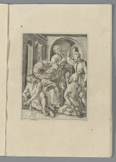 Výsměch Kristu The Little Passion (název série) Passio Christi Ab Alberto Durer Nurenburgensi Effigiata (název série) od Anonymous