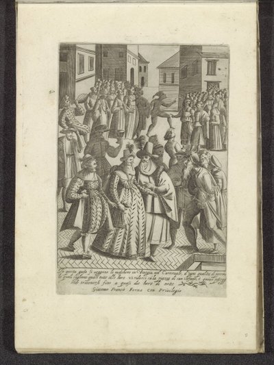 Karneval v Benátkách Scènes uit het Venetiaanse leven (název série) Habiti d