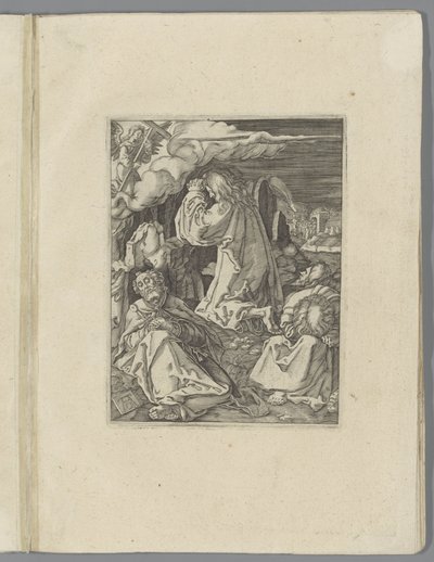 Christus v zahradě Getsemanské The Little Pass (název série) Passio Christi Ab Alberto Durer Nuremberg Figure (název série) od Anonymous