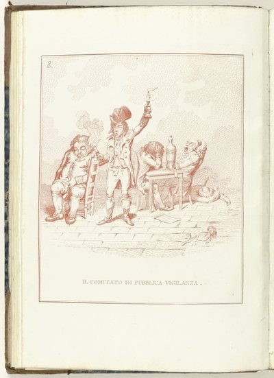 Comité van Algemene Waakzaamheid, 1795 Výbor pro veřejný dohled (název objektu) Hollandia Regenerata (italská kopie) (název série) Regenerace Holandska: Specchio všem regenerovaným národům (název série na objektu) od Anonymous