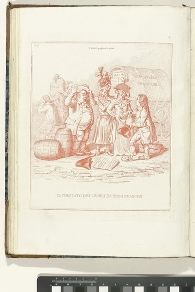 Comité van Franse Rekwisities, 1795 Francouzský rekviziční výbor (název předmětu) Hollandia Regenerata (italská kopie) (název série) Regenerace Holandska: Specchio všem regenerovaným národům (název série na objektu) od Anonymous