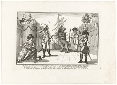 De Hollandse Leeuw od Pruisena, 1787 Rozdíl mezi světskou a božskou spravedlností: aneb zesměšňovaná falešně vlastenecká suverenita (...) (název na předmět) od Anonymous