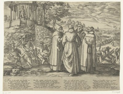 Husy honí lišky, kolem roku 1572 od Anonymous