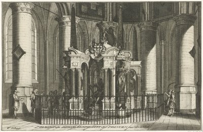 Hrob Viléma Oranžského, 1623 Tombe ofte Begraefplaets der Princen van Orange (název na objektu) od Anonymous