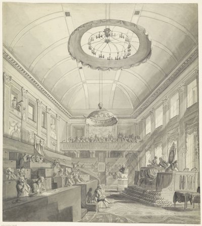 První národní shromáždění v Haagu, 1796 od Anonymous