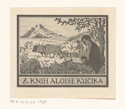 Ex libris van Aloise Kučíka od Anonymous