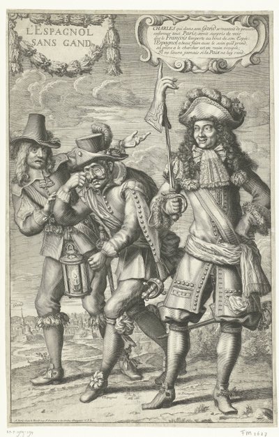Francouzská karikatura o ztrátě Gentu, 1678 L