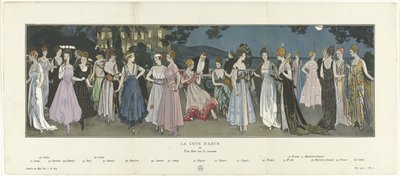 Gazette du Bon Ton, 1915 – č. 8-9: Azurové pobřeží aneb Párty na terase od Anonymous