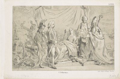 Narození prince Willema Frederika George, pozdějšího krále Viléma II., 1792 od Anonymous