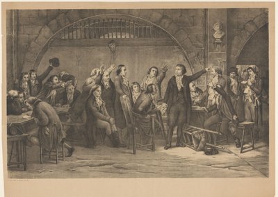 Vězeň Girondinů 1793 (název na předmětu) od Anonymous