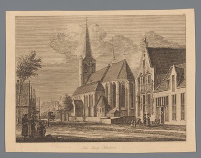 Pohled na centrum Nijkerku Vesnice Nieukerk (název na objektu) od Anonymous