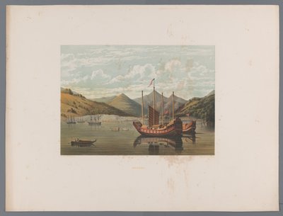 Pohled na Nagasaki z vody Nagasaki (název na objektu) Souvenir du Japon vues d