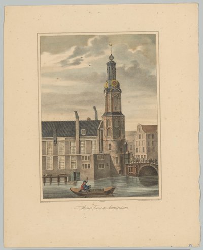 Pohled na Munttoren v Amsterdamu Mincovní věž v Amsterdamu (název na objektu) Tváře šesti hlavních věží města Amsterdamu. 2. Cahier (název série) od Anonymous