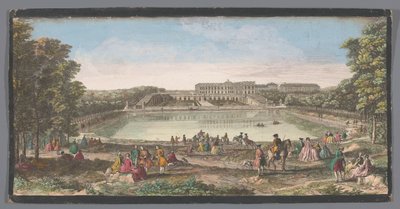 Pohled na oranžerii paláce ve Versailles Vüe ​​​​du Château de Versailles du côté de l