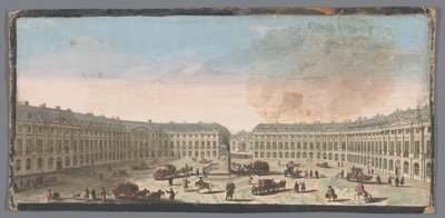 Pohled na Place Vendôme v Paříži Vue de la Place de Louis le Grand (název na objektu) od Anonymous