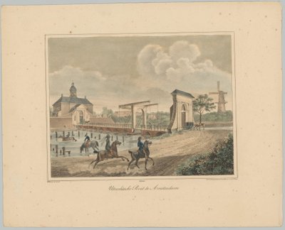 Pohled na bránu Utrecht v Amsterdamu Utrechtse Poort v Amsterdamu (název na objektu) Tváře šesti hlavních bran města Amsterdamu. 1st Cahier (název série) od Anonymous