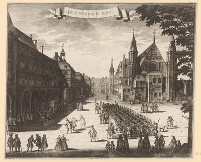 Pohled na Binnenhof v Haagu The Binnenhof (název na objektu) od Anonymous