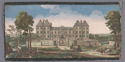 Pohled na Château de Saint-Maur Vûe du Chateau Royal de Saint Maur (titul na objektu) od Anonymous
