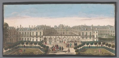 Pohled na Palais Royal v Paříži Vûë du Palais Royal (titul na předmětu) od Anonymous