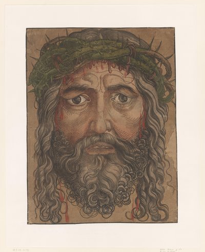 Kristova tvář s trnovou korunou od Anonymous