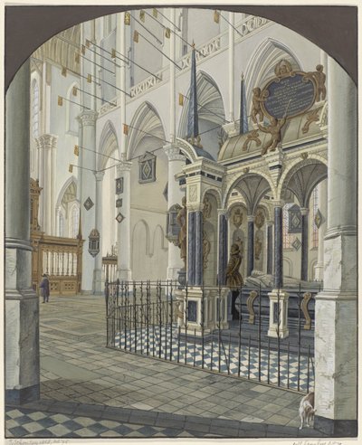 Hrob Viléma I., prince Oranžského, 1623 od Anonymous