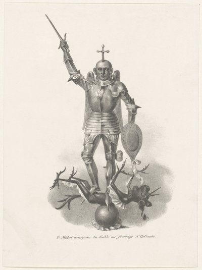 Svatý Michael dobývá ďábla holandským sýrem, 1830 St. Michel vainqueur du diable au fromage d