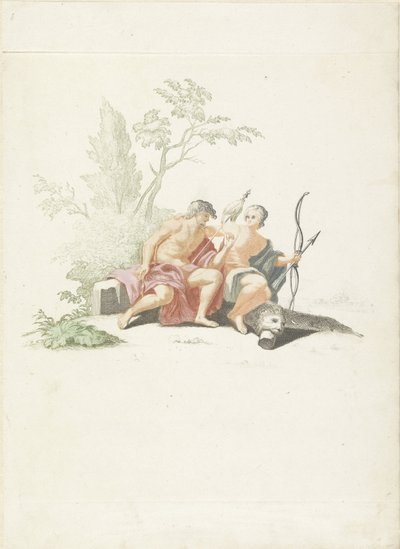 Herkules v Omphale od Anonymous