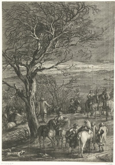Francouzská armáda před Yperenem (levá strana), 1678 od Anonymous