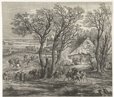 Francouzská armáda před Yperenem (pravý list), 1678 od Anonymous