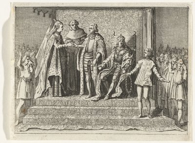 Sňatek Jacoby van Beieren a Franka van Borselen, 1434 od Anonymous