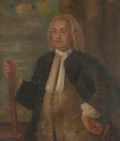 Johannes Thedens (1741-1743) Portrét Johannese Thedense, generálního guvernéra Nizozemské Východoindické společnosti od Anonymous