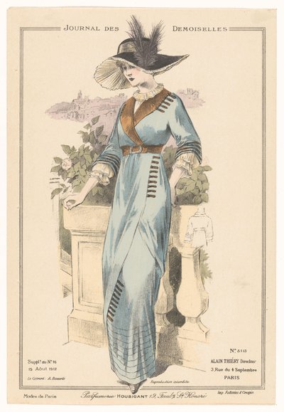 Journal des Demoiselles 15. srpna 1912, no. 5113 od Anonymous