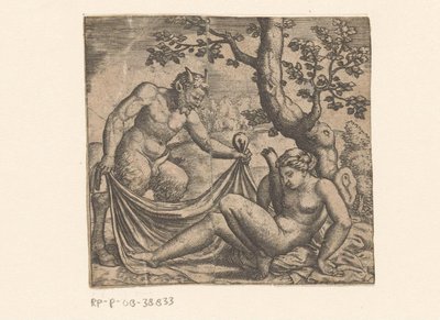 Jupiter a Antiope od Anonymous