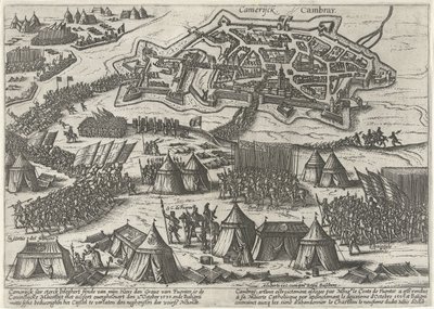 Cambrai obléhal a dobyl Fuentes, 1595 od Anonymous
