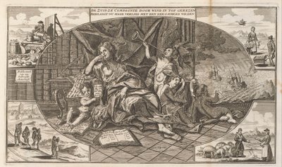 Stížnost společnosti South Seas Company, 1720 Společnost Zuidzé stoupá větrem na vrchol / Nyní naříká nad svou ztrátou s dotčeným tvorem (titul na předmětu) The Great Scene of Folly (název série) od Anonymous
